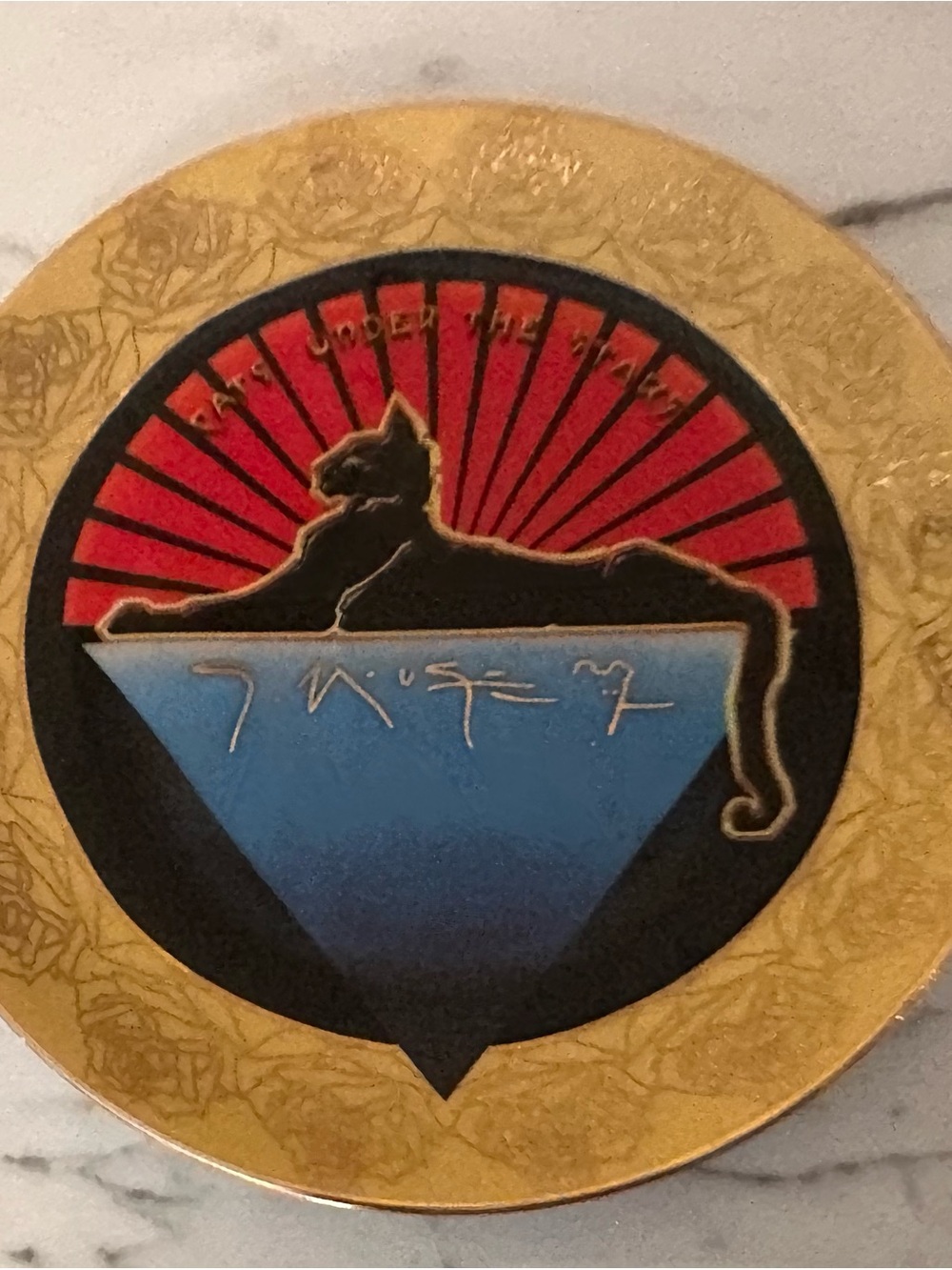 Cats Under The Stars Collector Plate - The Hamilton Collection